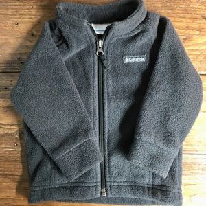 Unisex baby Columbia fleece zip up